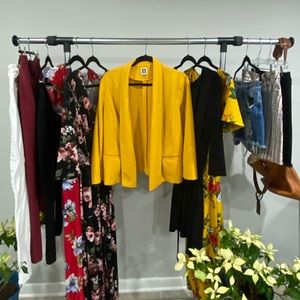 Anne Klein Mustard Yellow Blazer